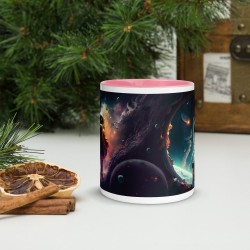 DEEP SPACE, Tasse mit farbiger Innenseite