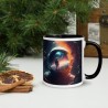 DEEP SPACE, Tasse mit farbiger Innenseite