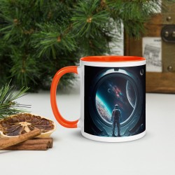 DEEP SPACE, Tasse mit farbiger Innenseite