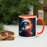 DEEP SPACE, Tasse mit farbiger Innenseite