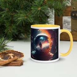 DEEP SPACE, Tasse mit farbiger Innenseite