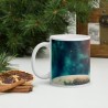 DEEP SPACE, White glossy mug