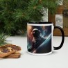 DEEP SPACE, White glossy mug