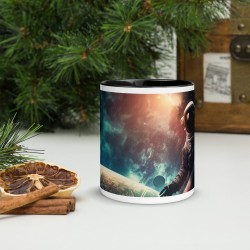 DEEP SPACE, White glossy mug