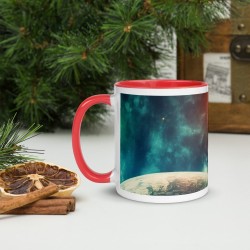 DEEP SPACE, Tasse mit farbiger Innenseite