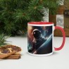 DEEP SPACE, Tasse mit farbiger Innenseite