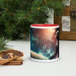 DEEP SPACE, Tasse mit farbiger Innenseite