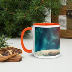 DEEP SPACE, White glossy mug