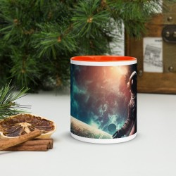 DEEP SPACE, White glossy mug