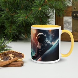 DEEP SPACE, White glossy mug